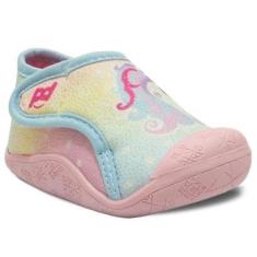 Imagem de Tênis Bebê Calce Fácil Sapato Leve Macio Recém-nascido 11.17-Feminino