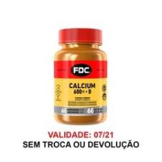 Imagem de Cálcio + Vitamina D - 60 Comprimidos - FDC