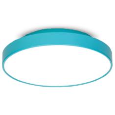 Imagem de Plafon Para 2 Lâmpadas Redondo 25Cm 7651 Jd Molina Azul