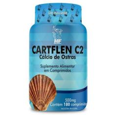 Imagem de Cartflen C2 Calcio De Ostras 500Mg 180 Cps Hf Suplements