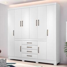 Imagem de Guarda Roupa Casal Trieste Branco
