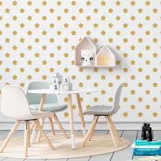 Imagem de Papel De Parede Adesivo Minimalista Flores N06107 0,58X3,00M