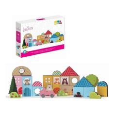 Imagem de Baby Construtor Pequena Cidade Em Madeira