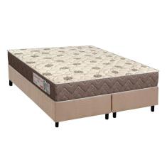 Imagem de Conjunto Box Queen: Colchão Espuma Orthoflex D28 Comfortpedic + Base Crc Suede Clean(158X198)