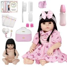 Imagem de Boneca Tipo Reborn Laura Fada Madrinha Linda + Acessórios - Cegonha Re