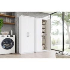 Imagem de Guarda-Roupa Multiuso Margarida 02 Pts. Branco - Henn