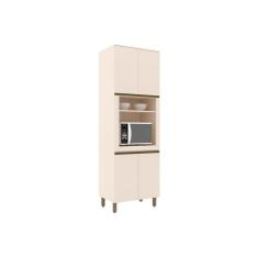 Imagem de Paneleiro De Cozinha Connect Torre Quente C-1 Forno E 4 Portas 71x220cm Off White - Henn