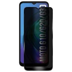 Imagem de Película De Vidro Privacidade 3D Preta Compativel Moto G30 Xt2129 - Lu
