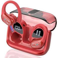 Imagem de Fone de ouvido sem fio Aptkdoe 75hrs Bluetooth 5.3 Fone de ouvido verm