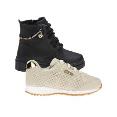 Imagem de Tenis Feminino e Botinha Infantil - KIT 2 PARES Tam 20 ao 34-Feminino