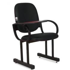 Imagem de 01 Cadeira Para Auditório Com Prancheta Linha Dallas Auditório Preto