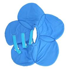 Imagem de Coleira Cone para Gatos Confortável Coleira Ajustável para Animais Elizabeth Respirável Vaca Flores para Gatos (M)