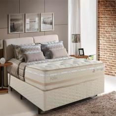 Imagem de Base Box Casal 138x188x28cm Favo Bege