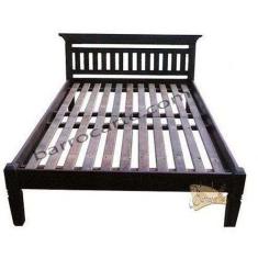 Imagem de Cama De Casal Angel Em Madeira De Demolição - Cód 122 - Barrocarte