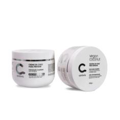 Imagem de Kit Coconut Vegan Amavia Creme De Pentear Gelatina Hair 300G - Amávia