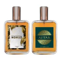 Imagem de Kit Perfume Masculino - Patchouli Nomad + Attar 100ml - Essência Do Br