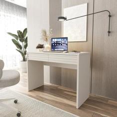 Imagem de Escrivaninha 2 Gavetas com Ripado Samambaia Cabecasa Madeiramadeira