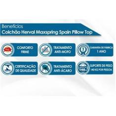 Imagem de Colchão Herval Molas Maxspring Spain King 193