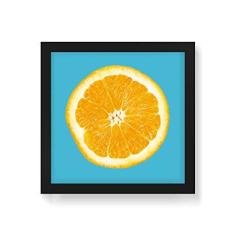 Imagem de Arte Maníacos Quadro Decorativo Limão Recorte - 50x50cm (Moldura em laca )
