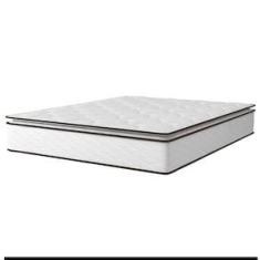 Imagem de Colchão Queen Size Umaflex New Itália com Molas Ensacadas e Pillow Top D26 - 25x158x198cm - Branco/Marrom
