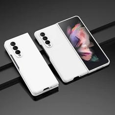 Imagem de Capa de celular dobrável rígida e fina para PC para Samsung Galaxy Z Fold 4 5 Fold4 5G Fold5 Fold3 Fold2 Fold 3 2 Capas anti-queda, branca, para Samsung Z Fold 4