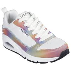 Imagem de Skechers Tênis feminino opalescente, Branco/Multi, 34
