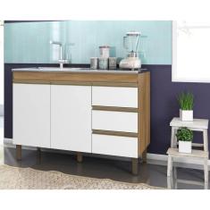 Imagem de Balcão Gabinete de Pia 120mt Karen sem Tampo - Peternella