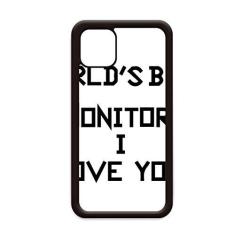 Imagem de Capa World Best Monitor I Love You para iPhone 12 Pro Max para Apple Mini Mobile Case Shell