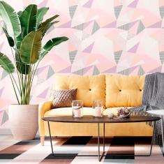 Imagem de Papel de Parede Adesivo Geométrico N012002 Rolo 0,58x3M