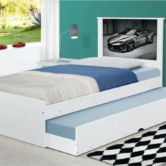 Imagem de Bicama Solteiro Carro Sport Chumbo