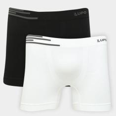 Imagem de Kit Cueca Boxer Lupo Básica 2 Peças