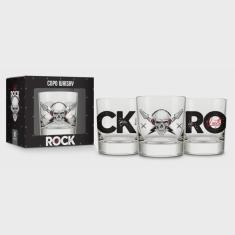 Imagem de Copo Whisky 310 ml - Caveira Let's Rock