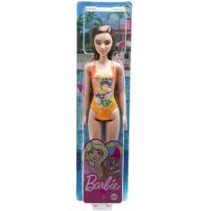 Imagem de Boneca Barbie Praia Maio Laranja Mattel DWJ99