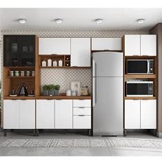 Imagem de Cozinha Completa Firenze 05 Peças 14 Portas e 02 Gavetas Demóbile Amendola Touch/branco