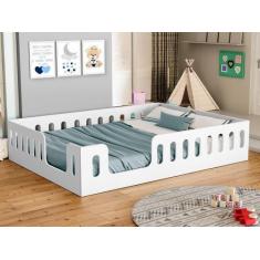 Imagem de Cama Casal Design Montessoriana Penelope Branco - Infantile