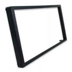 Imagem de Moldura 2 Din Honda Fit 2001 a 2012, City Dx 2009 a 2012 - Black Piano