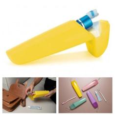 Imagem de Porta Escovas Creme Dental Portátil Bolsa Mala Viagem Estojo - UP 2000