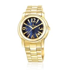 Imagem de Relógio Jean Vernier Caixa E Pulseira Aço Vidro Cristal