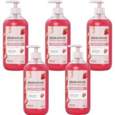 Imagem de Kit 5 Sabonete Gel Morango Delicada E Fascinante 500 Ml Hidramais
