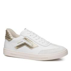 Imagem de Tênis Pegada Feminino em Couro Branco 211154-04-Feminino