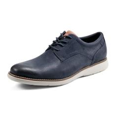 Imagem de Rockport Men's Tênis casual, Couro azul escuro, 8.5 Wide