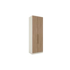 Imagem de Modulo De Quarto Casal Guarda Roupa Mc08 Seletto C 2 Portas Areia Jequitiba Henn