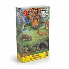 Imagem de Jogo Quebra Cabeca Puzzle 150 Pecas Fauna Brasileira - Grow