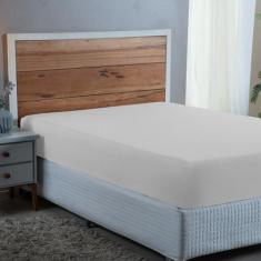 Imagem de Lençol Casal 01 Peça Com Elástico Cama Box Percal 300 Fios Algodão - N
