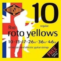Imagem de Encordoamento Para Guitarra ROTOSOUND R10 ROTO YELLOWS 010