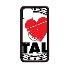 Imagem de Capa I Love Italy Word Love Heart Circle para iPhone 11 Pro Max para Apple Mobile Case Shell