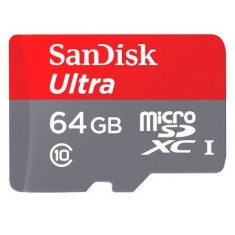 Imagem de Cartão de Memória Micro SDXC-I com Adaptador SanDisk Ultra 64 GB SDSDQUAN-064G