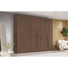 Imagem de Guarda-Roupa Jade 06 Pts. Castanho - Henn