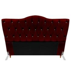 Imagem de Cabeceira Cama Box De Casal Quarto Estofada Barcelona 140cm - Mance De