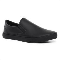 Imagem de Tênis Iate Slip On Masculino Casual Sapatênis Sem Cadarço Calce Fácil Elástico Leve Conforto-Masculino